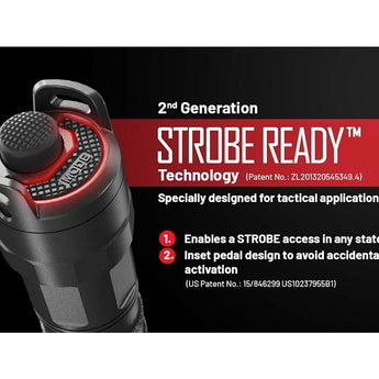 Nitecore P23i USB-C Rechargeable Tactical LED Flashlight - 3000 Lumens - Luminus SFT-70 - Includes 1 x 21700