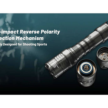 Nitecore P23i USB-C Rechargeable Tactical LED Flashlight - 3000 Lumens - Luminus SFT-70 - Includes 1 x 21700