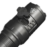 Nitecore P23i USB-C Rechargeable Tactical LED Flashlight - 3000 Lumens - Luminus SFT-70 - Includes 1 x 21700