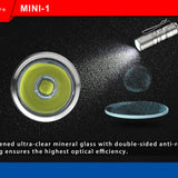 JETBeam Mini-1 Ti USB Rechargeable Titanium Keylight - CREE XP-G2 LED - 130 Lumens - Includes 1 x 10180