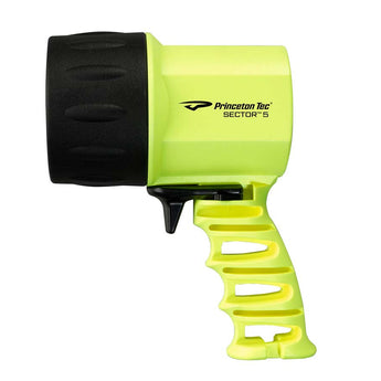 Princeton Tec Sector 5 LED Dive Flashlight - 550 Lumens - Uses 4x C -  Neon Yellow
