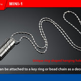 JETBeam Mini-1 Ti USB Rechargeable Titanium Keylight - CREE XP-G2 LED - 130 Lumens - Includes 1 x 10180