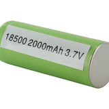 Panasonic 18500 2040mAh 3.6V Unprotected Lithium Ion (Li-ion) Flat Top Battery - Bulk