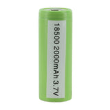 Panasonic 18500 2040mAh 3.6V Unprotected Lithium Ion (Li-ion) Flat Top Battery - Bulk