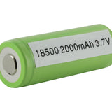 Panasonic 18500 2040mAh 3.6V Unprotected Lithium Ion (Li-ion) Flat Top Battery - Bulk