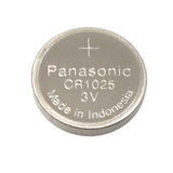 Panasonic CR1025 30mAh 3V Lithium (LiMnO2) Coin Cell Battery - Bulk