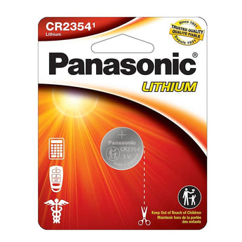 Panasonic CR2354 560mAh 3V Lithium Primary (LiMnO2) Coin Cell Watch Battery - 1 Piece Carded Packaging