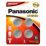 Panasonic CR2354 560mAh 3V Lithium Primary (LiMnO2) Coin Cell Watch Battery - 4 Piece Carded Packaging