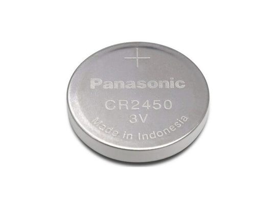 Panasonic CR2450 Top-Down View of Positive Side