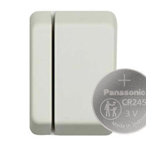 Panasonic CR2450 Front View With Home Security Behind It