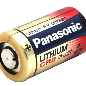 Panasonic CR-2 850mAh 3V Lithium Primary (LiMNO2) Button Top Photo Battery (DLCR2, EL1CR2) - Bulk