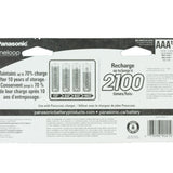Panasonic Eneloop BK-4MCCA12FA AAA 800mAh 1.2V Low Self Discharge Nickel Metal Hydride (NiMH) Button Top Batteries - 12 Pack Retail Card