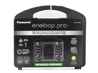 Panasonic Eneloop Pro Power Pack Featuring AA and AAAs - front packaging