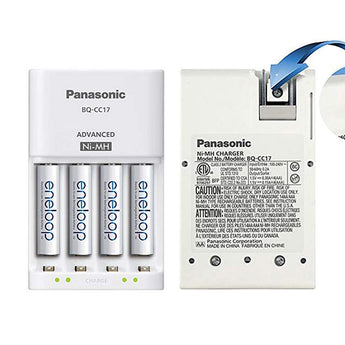 Eneloop Power Pack, 2000mAh Typical, 1500 cycle, 8xAA, 2xAAA, 2 C size adapters, 2 D size adapters, and 4-position charger