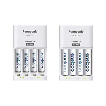 Eneloop Power Pack, 2000mAh Typical, 1500 cycle, 8xAA, 2xAAA, 2 C size adapters, 2 D size adapters, and 4-position charger