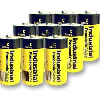 Panasonic Industrial LR14XWA-BB (150 Pack) Alkaline 1.5V C-cell Button Top Battery - Bulk (LR14XWA/BB) - Case of 150