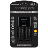 Panasonic Eneloop Pro 4-Position Charger with 4 x 950mAh NiMH Low Self Discharge AAA Batteries (K-KJ17K3A4BA)