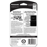 Panasonic Eneloop Pro 4-Position Quick Charger with 4 x 950mAh NiMH Low Self Discharge AAA Batteries (K-KJ55K3A4BA)