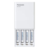 Panasonic Eneloop BQ-CC87 Charger with 4 x 800mAh NiMH Low Self Discharge AAA Batteries (K-KJ87M3A4BA)