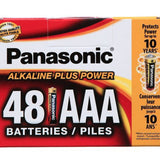 Panasonic Alkaline Plus Power AAA Batteries - 48 Count Box