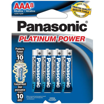 Panasonic Platinum Power AAA Alkaline Batteries - Package Shot