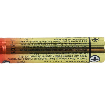 Panasonic Industrial LR03XWA-B Alkaline 1.5V AAA Button Top Battery - Bulk (LR03XWA/B)