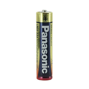 Panasonic Industrial LR03XWA-B (20 Pack) Alkaline 1.5V AAA Button Top Battery - Bulk (LR03XWA/B) - Box of 20