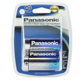 Panasonic Platinum Power LR20XP-4B D-cell 1.5V Alkaline Button Top Batteries - 4-Pack Retail Card