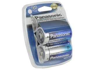 Panasonic Platinum Power D Alkaline Batteries - Package Shot