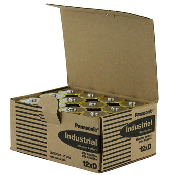 Panasonic Industrial Alkaline 1.5V D Battery - 12PK