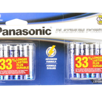 Panasonic Platinum Power AA Alkaline Batteries - Package Shot