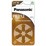 Panasonic PR312 Hearing Aid Batteries