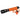 Ultimate Survival Technologies Para Survival LED Flashlight with Paracord Grip and Whistle - 320 Lumens - Includes 2 x AAs - Black and Orange (20-SVL0004-08)