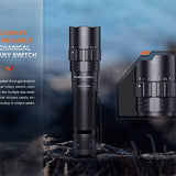 Fenix PD40R V3.0 USB-C Rechargeable LED Flashlight - 3000 Lumens - Luminus SFT70 - Includes 1 x 21700