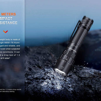 Fenix PD40R V3.0 USB-C Rechargeable LED Flashlight - 3000 Lumens - Luminus SFT70 - Includes 1 x 21700