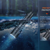 Fenix PD40R V3.0 USB-C Rechargeable LED Flashlight - 3000 Lumens - Luminus SFT70 - Includes 1 x 21700