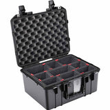 Pelican 1507AirTP Hard Carry Case With TrekPak Divider Insert, Padded Divider Insert, Foam Insert with Liner, or Liner - Black