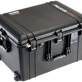 Pelican Air 1637 Wheeled Watertight Protector Case - Available with Foam or Dividers - 26.6 x 20.7 x 14.9-inches - Black