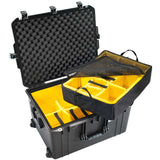 Pelican Air 1637 Wheeled Watertight Protector Case - Available with Foam or Dividers - 26.6 x 20.7 x 14.9-inches - Black