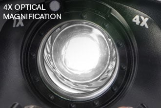 Pelican 2720 LED Headlamp - Gesture Activation Control - Variable Output - 200 Lumens - Includes 3 x AAAs - Black (027200-0100-110)