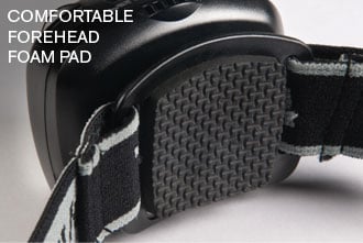 Pelican 2720 LED Headlamp - Gesture Activation Control - Variable Output - 200 Lumens - Includes 3 x AAAs - Black (027200-0100-110)