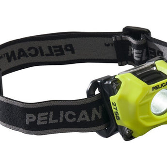Pelican 2755T LED Headlamp - 118 Lumens - Class 1 Div 1 - Uses 3 x AAA - Yellow