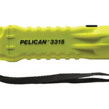 Pelican 3315 Intrinsically Safe LED Flashlight - 160 Lumens - Includes 3x AA - Yellow