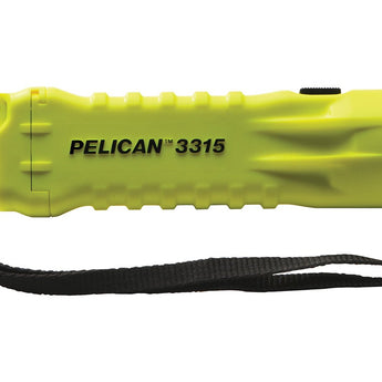 Pelican 3315 Intrinsically Safe LED Flashlight - 160 Lumens - Includes 3x AA - Yellow