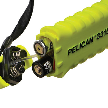 Pelican 3315 Intrinsically Safe LED Flashlight - 160 Lumens - Includes 3x AA - Yellow