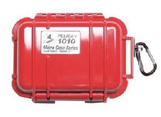 Pelican 1010 Watertight Case - Clear or Solid Cover - Available in 4 Colors