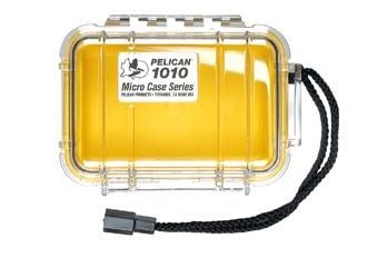 Pelican 1010 Watertight Case - Clear or Solid Cover - Available in 4 Colors