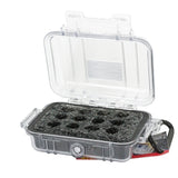 Pelican 1010 Case Combo Kit with 12 x Titanium Innovations CR123As + Pre-Cut Foam Insert