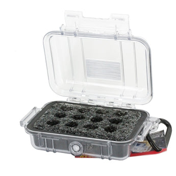 Pelican 1010 Case Combo Kit with 12 x Titanium Innovations CR123As + Pre-Cut Foam Insert