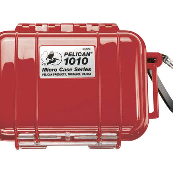 Pelican 1010 Watertight Case - Clear or Solid Cover - Available in 4 Colors